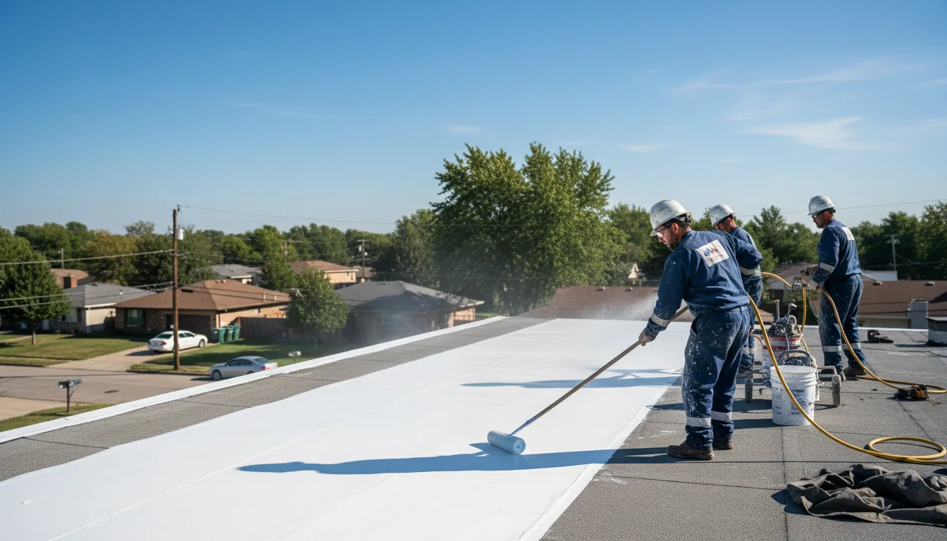 Commercial roof coating in Patterson, LA near me